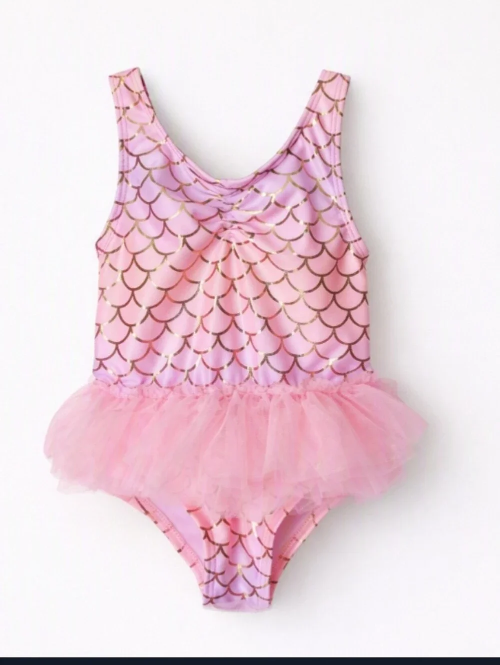 Girls Swimsuit Dress Up Mermaid w/Tutu 3T NWOT
